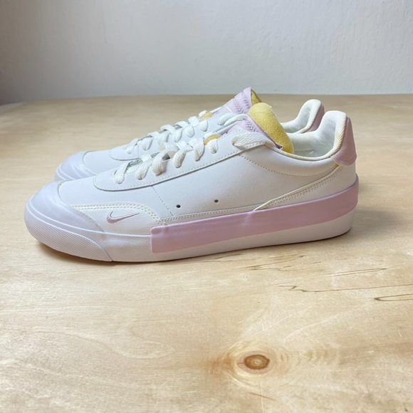 Nike Drop Type Premium GS Size 7Y/ W8.5 White Iced Lilac Shoes NEW CQ4383-103 - Picture 3 of 6